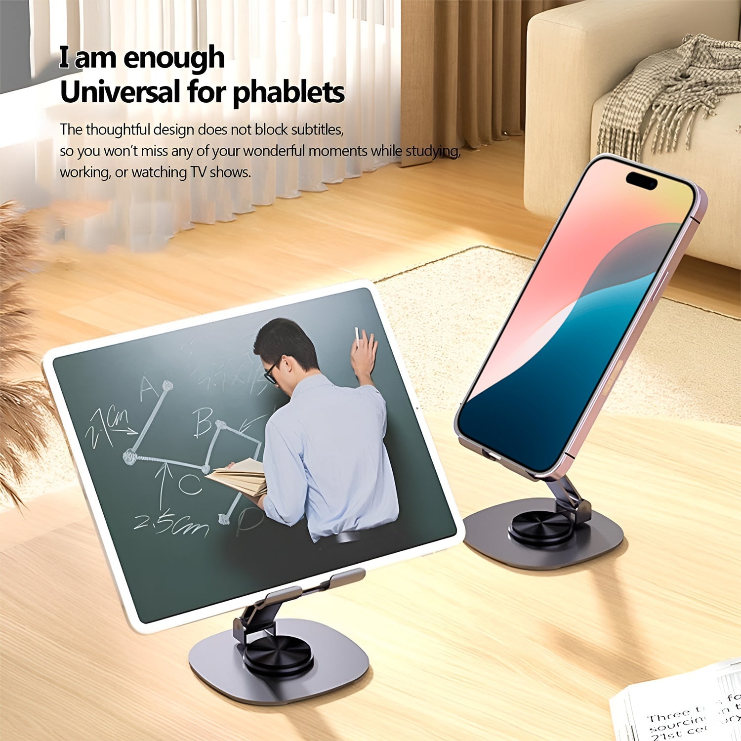Foldable Metal Mobile Stand (1 Pc)