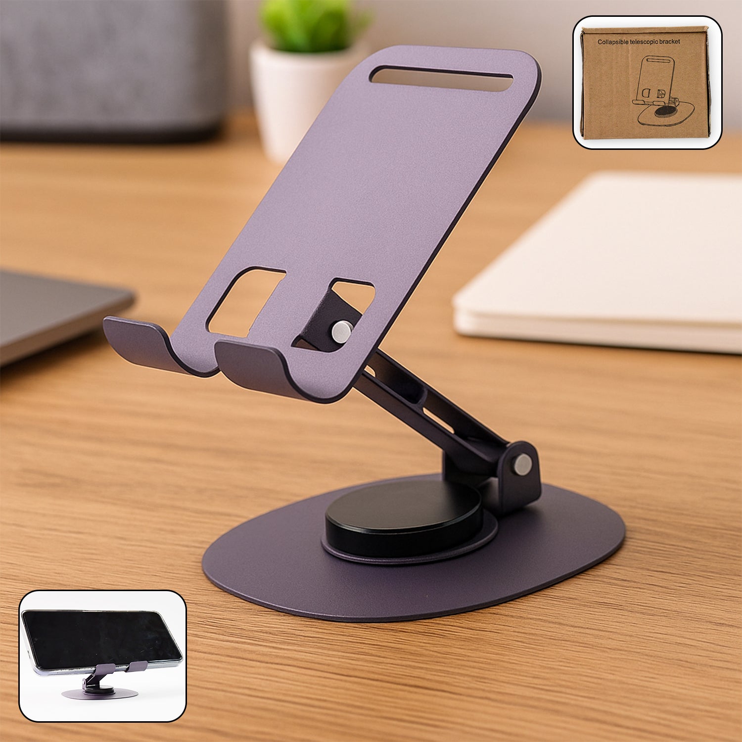 Foldable Metal Mobile Stand (1 Pc)